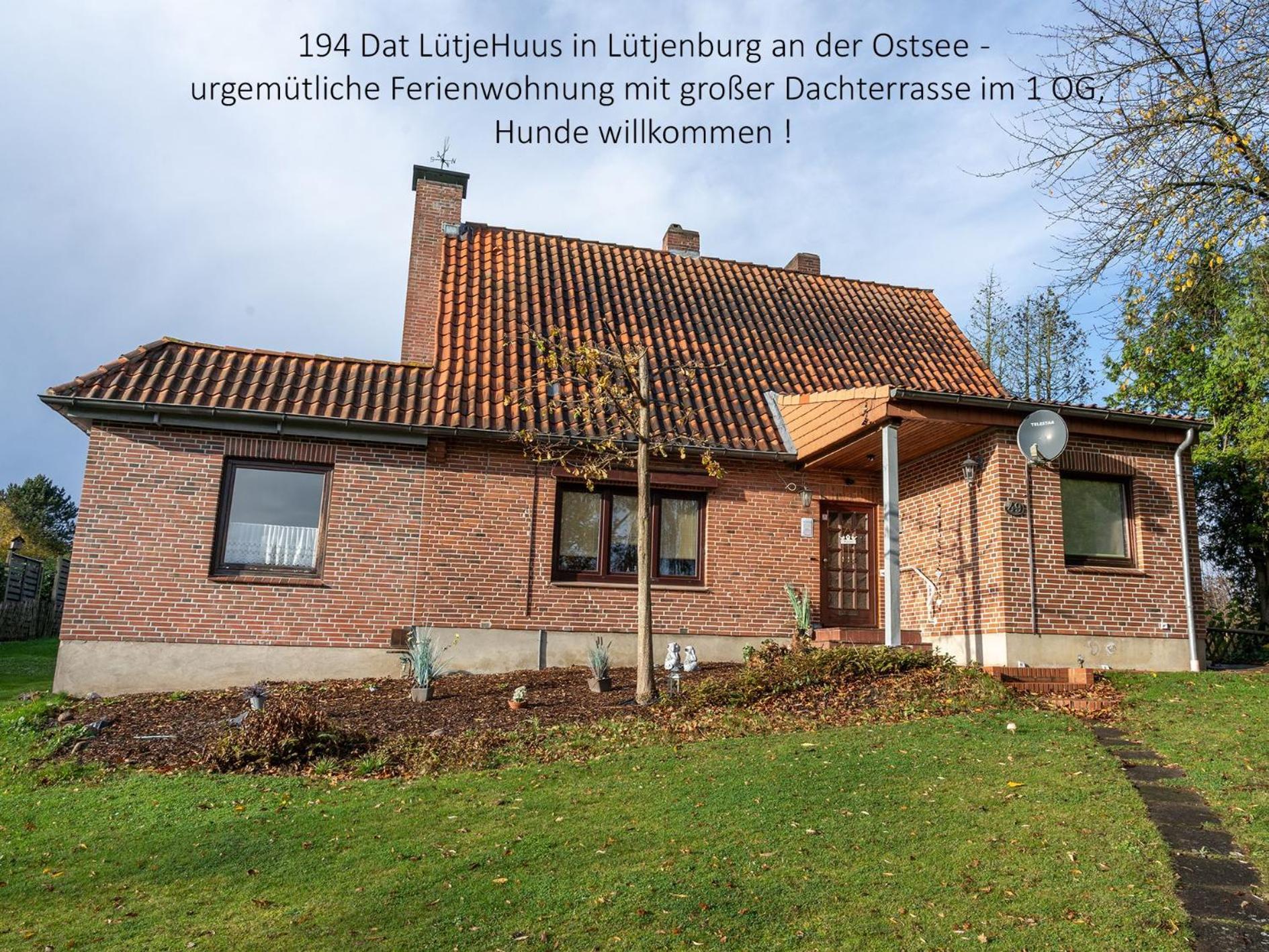 194 Fewo Dat Luetjehuus Mit Dachterrasse Im Ersten Stock Lütjenburg المظهر الخارجي الصورة